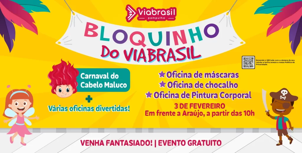 Prepare-se para o Maior Carnaval Infantil do Ano no ViaBrasil!