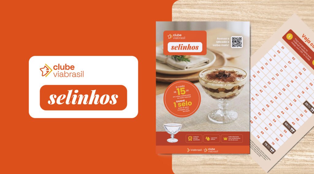 Campanha de Selos ViaBrasil: Junte e Troque por Taças de Sobremesa Exclusivas