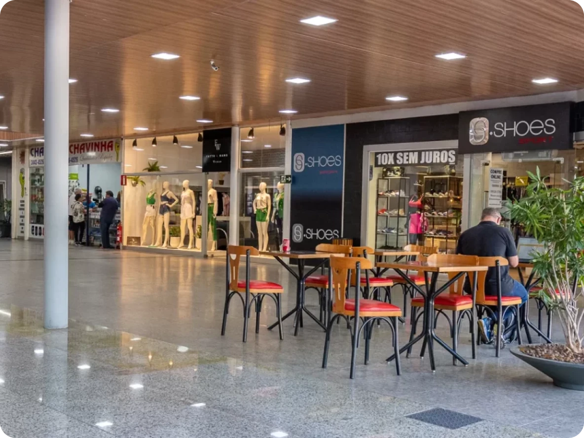 Sua marca no centro comercial mais estratégico da Pampulha